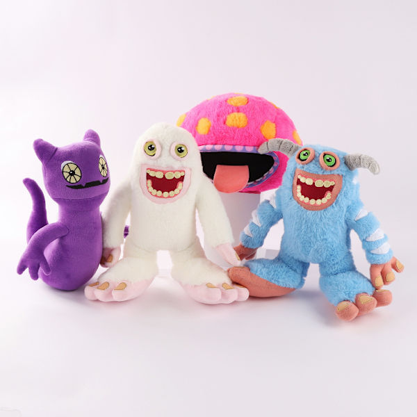 28cm My Singing Monsters Plyschleksaker Ghazt Dockor Kawaii Spelkaraktär Mjukt Stoppat Djur Till Barnens Födelsedagspresent