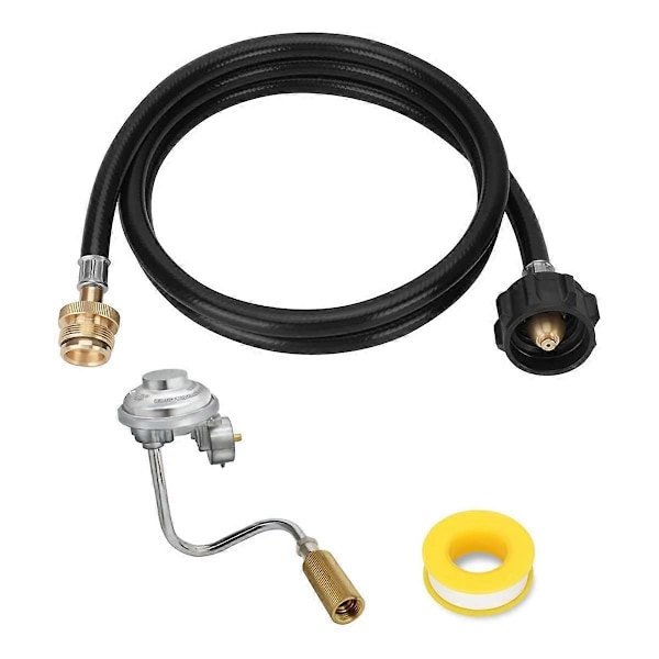 Grill Regulator til Roadtrip Grill med 4 Fods Propan Adapter Slange, Perfekt Erstatning C001, 5010000743