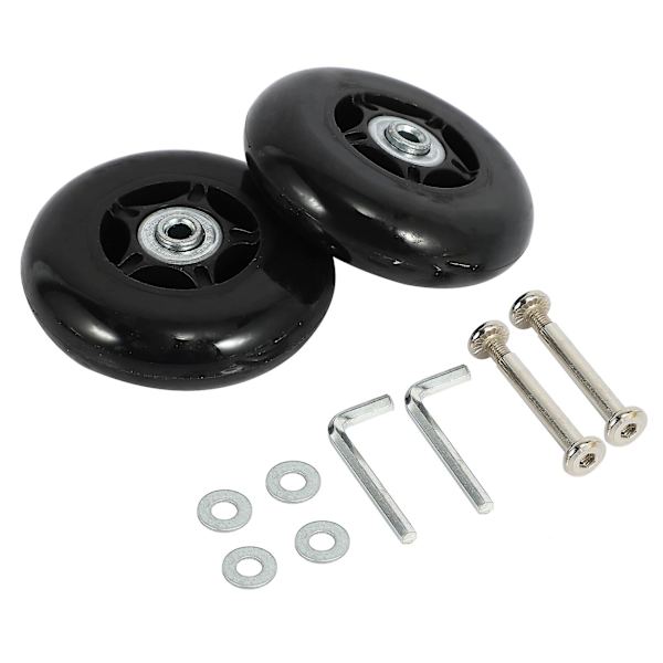 2 Sarjaa Matkalaukkujen Vaihtopyöriä OD 80mm
