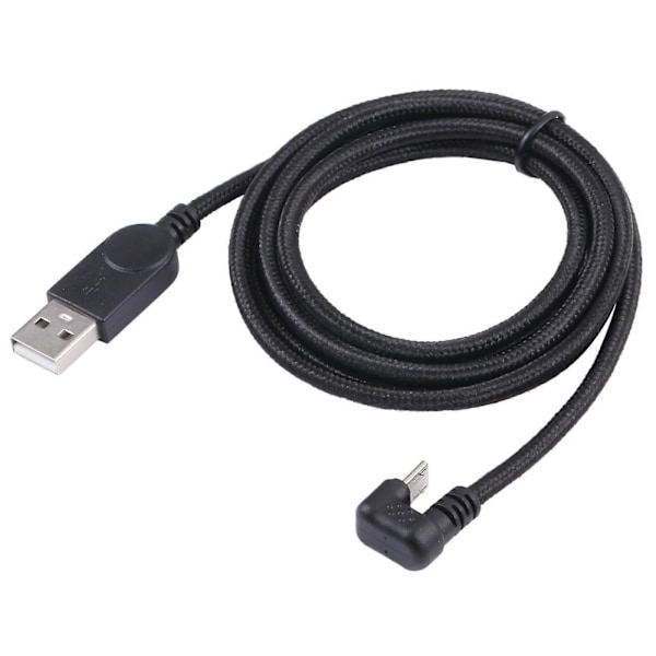 U-formad Micro USB Hane till USB Hane Laddnings- och Datakabel