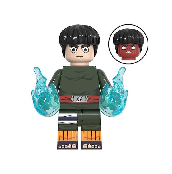 Barnens Montering Leksaker Naruto Serie Metkay Vit Minifigur Byggstenar