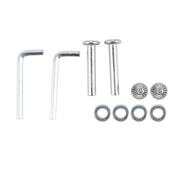 2 Set Resväska Resväska Ersättningshjul Axlar Och Skiftnyckel Reparationssats Od 68mm