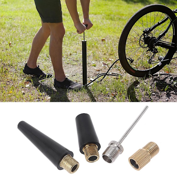 Cykeladapter Inflation Adapter Sæt Pump Adapter Ventil Adapter Luftpumpe
