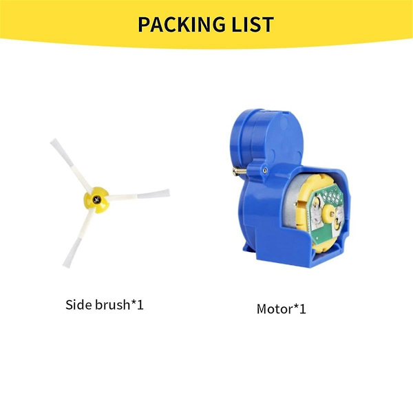 Sivusuulake Moottorimoduuli iRobot Roomba 500 600 700 800 900 I3 Sarjan Robotti-imurille Vaihto