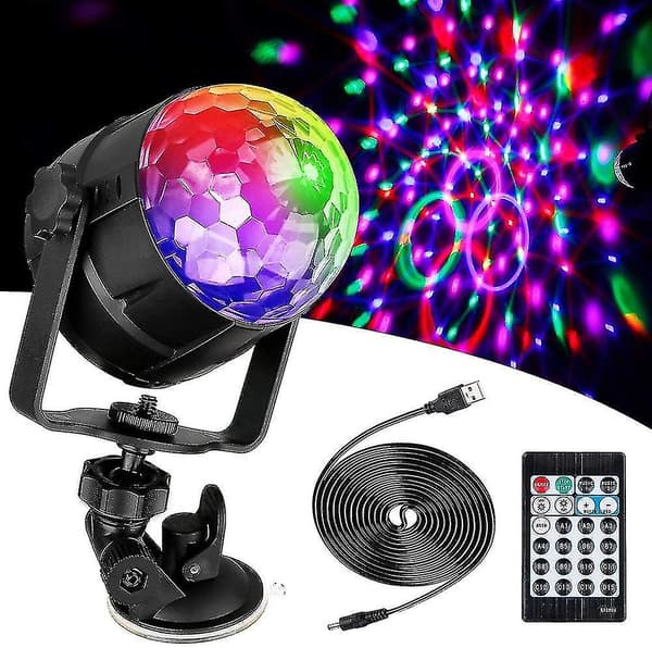 360 roterbar RGB-festbelysning