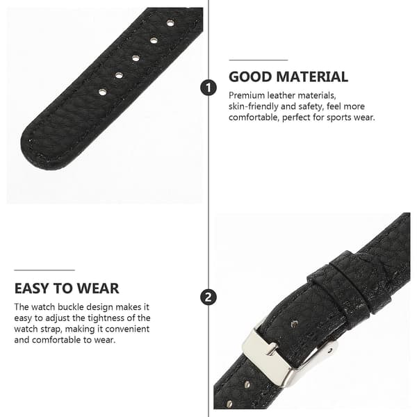 Läderarmband för klocka, mångsidigt armband, utbytbart armband, kompatibelt med Fitbit Luxe