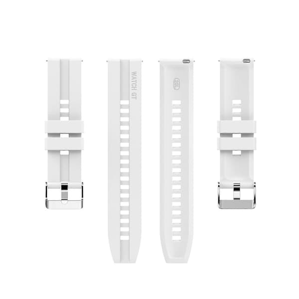 Til Amazfit GTS 2e / GTS 2 20mm Silikone Urrem med Sølvspænde