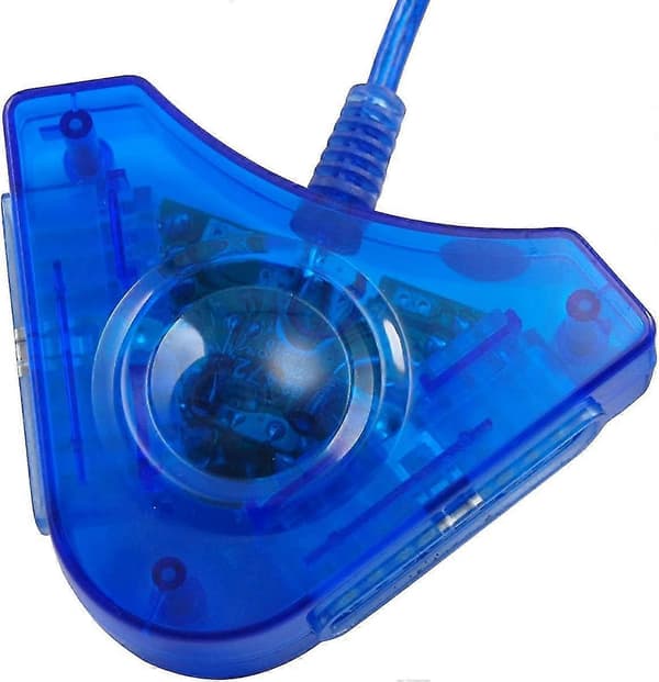 2 Port Ps2 Til Ps3 Usb Spillkontroller Konverter Adapter