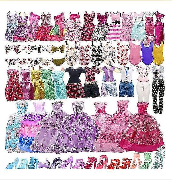 Tøj til Barbie, 35 stk. Barbie Dukketøj