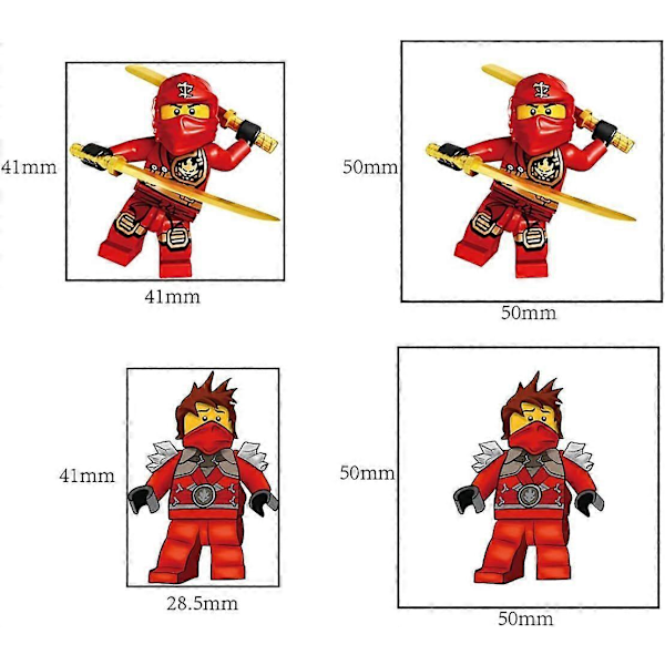 20 Arkkia Ninja Väliaikaisia ​​Tatuointi Tarroja Syntymäpäiväjuhlatarvikkeet Anime Cartoon Vääriä Tatuointi Tarroja Juhlaherkkuja Lapsille Pojille Tytöille