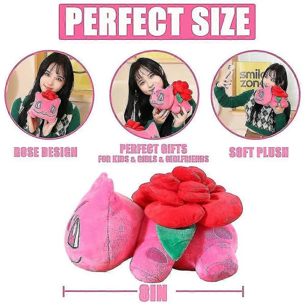 Bulbasaur Kosedukke Dyreplush Myke Leker Julegaver Bursdagsgave til Barn Gutter Jenter v1
