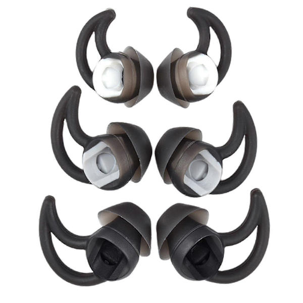 6 st Hörlursöverdrag Mjuka Flexibla Hörlursljudreducerande Spetsar För Bose Soundsport Qc30 Qc20
