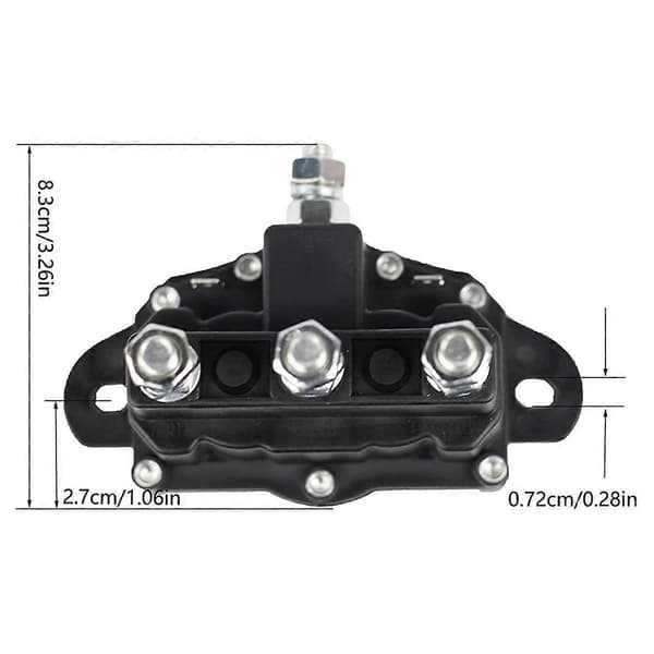 Til Vindespole Motor Omvendt Solenoid 12V DC Kontaktspole Relæafbryder Intermitterende Drift 6 Terminaler 214-