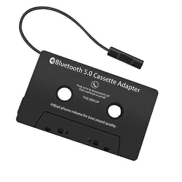 Bluetooth 5.0 Kassetteadapter til Smartphones og Bil-CD-afspillere
