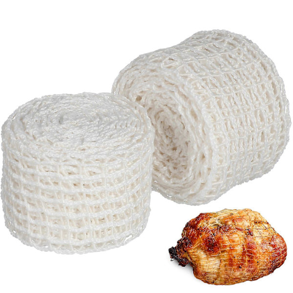 2 st Köttnät Rulle Bomulls Skinka Strumpbyxa Elastiskt Köttnät Korv Nät