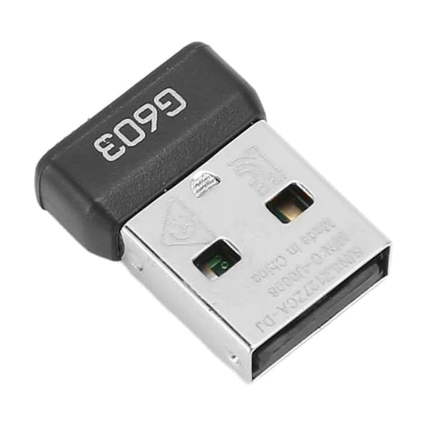 Erstatningsmottaker for Logitech G603 2.4G Trådløs Plug and Play USB Dongle Musemottakeradapter