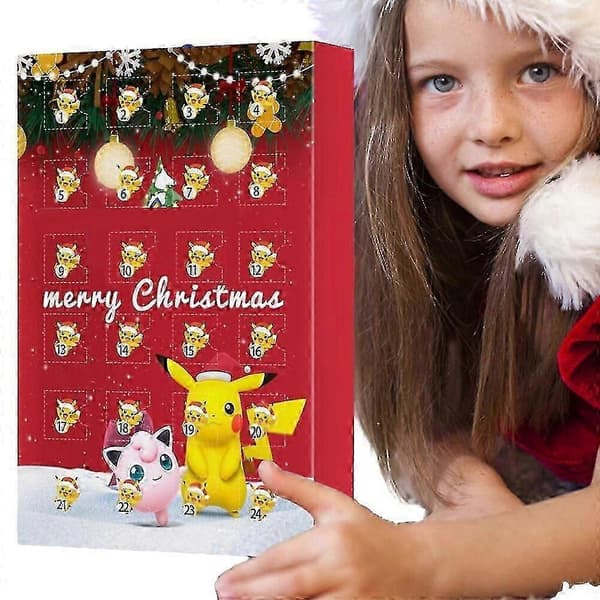 2025 Jul Pokémon Figur 24 Dagar Nedräkning Adventskalender Överraskningspresent
