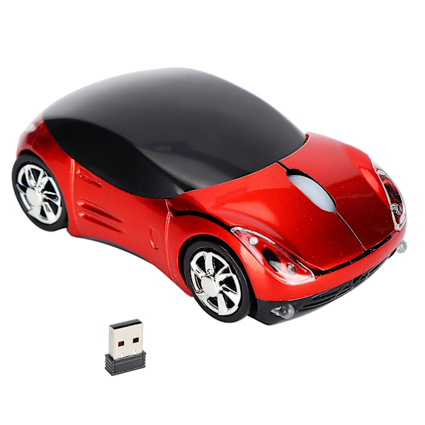 Car-Shape Wireless 2.4G USB Mouse with 800-1600dpi Resolution for PC Laptop Computer Tablet