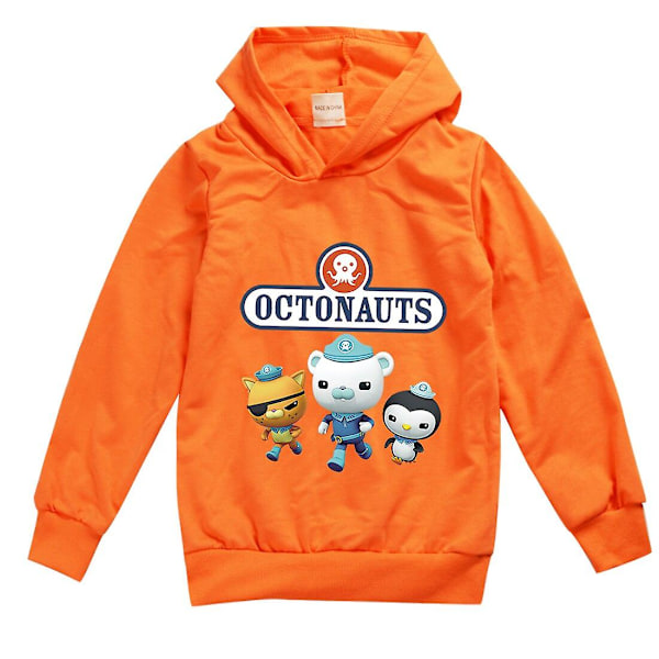 Octonauts Hoodies Barnkläder Octonaut Barn Rosa Sweatshirts Cartoon Sportswear Barn Långärmade Kawaii Pullovers