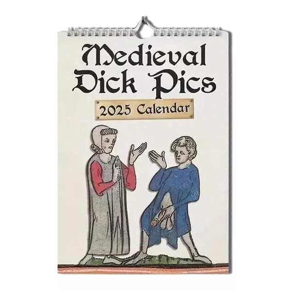 Medeltida Dick Pics 2025 Kalender, Medeltida Dick Väggkalender