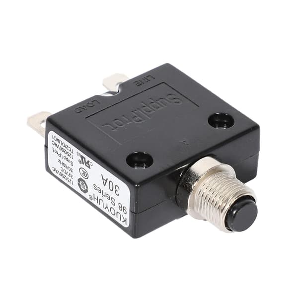 30A 125/250VAC 50VDC Krets Termisk Brytare Termiskt Skydd För Generator