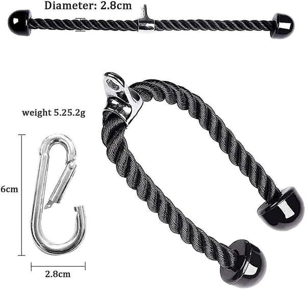 Triceps Push Pull Down Reb, Duty Tricep Reb Kabel Til Multi Gym