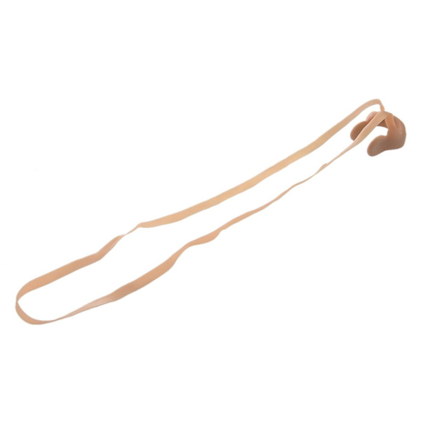 Beige elastisk gummiband näsklämma skydd för simning