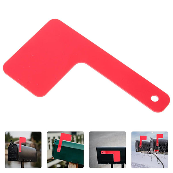 4 stk. Postkasseflagg Universal Flagg Postkasse Bytt Flagg Postkasse Dekor Akryl Postkasseflagg