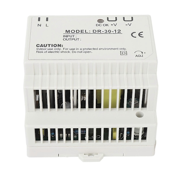 30W Transformator DIN-skinne Strømforsyning for Industriell Sikkerhetsovervåking 100‑240V