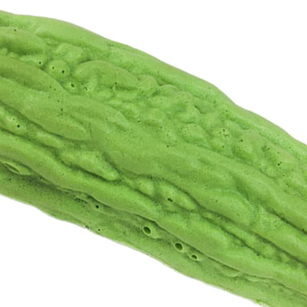 Simulerad Bitter Melon Realistisk Grönsak för Fruktbutiker Trädgårdsfester