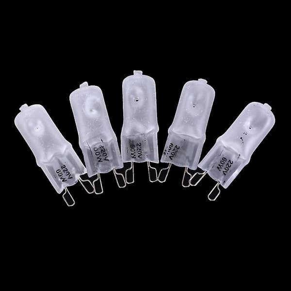 5 kpl Matta Halogen G9 Himmennettävä Lamppu 220v Halogen Valo G9
