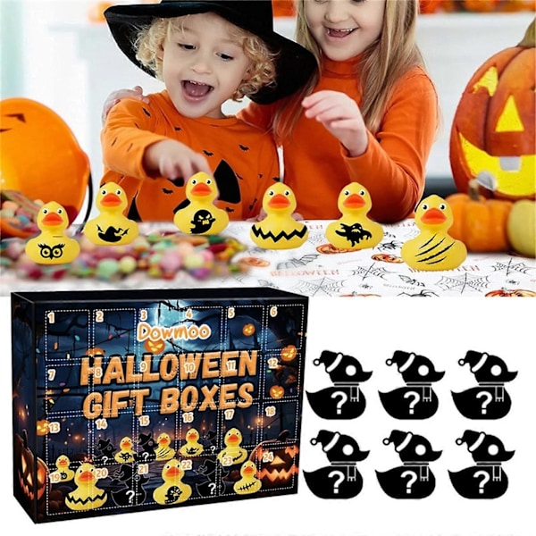 Gummikalender for advent Mini julekalender Gummikalender for Halloween Halloween-kalender for barn Passer for barn Halloweenfest
