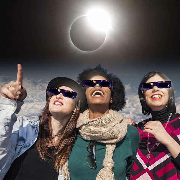 6/12/18 st Totalt Solförmörkelse Glasögon Solobservation Astronomisk