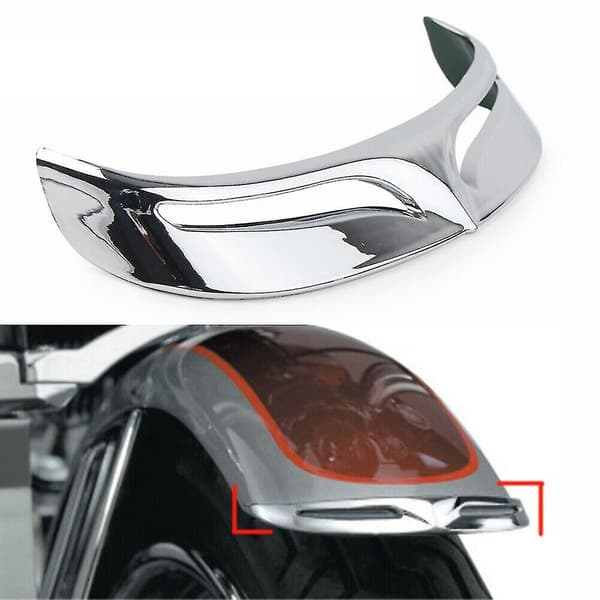 Krom Bagagerums Tip Trim Shell Til Harley Fat Boy Flstf Flstfb 2010-2017 Bagagerums Kant Trim Dæksel