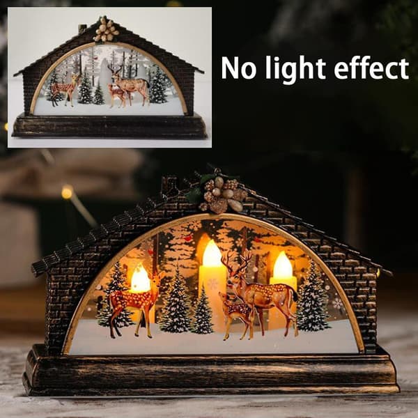 Julstjärna Te Ljus Hem Dekoration För Jul  Älg