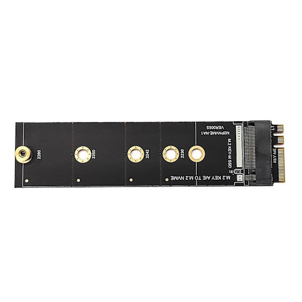 M2 för KEY A-E till M2 NVME Adapter Card NVME KEY-M Expansionsstöd för M.2 SSD