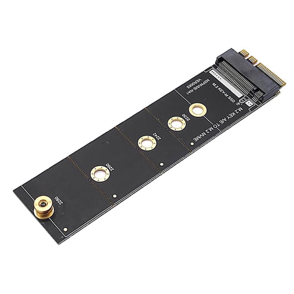 M2 til KEY A-E til M2 NVME Adapterkort NVME KEY-M Udvidelsesstøtte til M.2 SSD