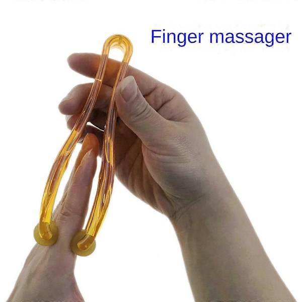 Finger Massager Rehabiliteringsträningsutrustning Massage Muskler Lindra Trötthet i Fingrarna Hälsa Ca