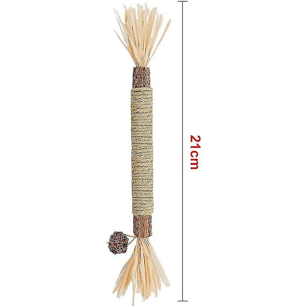 Kattmynta Stick, Tuggstickor För Katter, 2 Stycken Tandkatter, Kattgräs