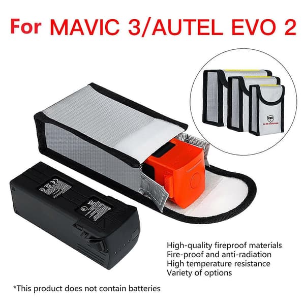 Eksplosjonssikkert batteriposetilbehør for DJI Mavic 3 - Litiumbatterilagring