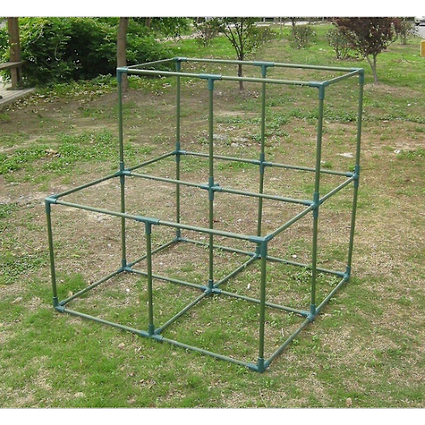Drivhusrammeforbindelse, 12 stk Plastforbindelse Blomster Rattan Plastspenne