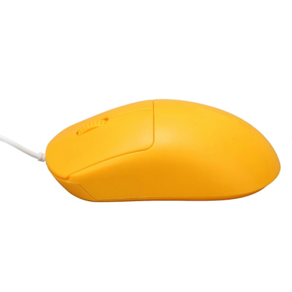 Trådløs Mus Optisk 1200DPI USB Port Ergonomisk Design Plug and Play Computer Mus til Laptops Desktop PC Gul