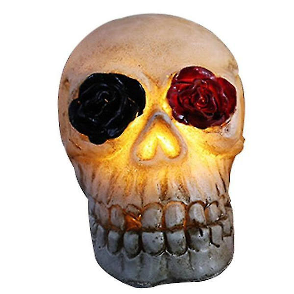LED-kallopatsaslamppu | Halloween-kallokoriste LED-valoilla, juhlatarvikkeet sisätiloihin pöydälle, kummitustalon koristeet