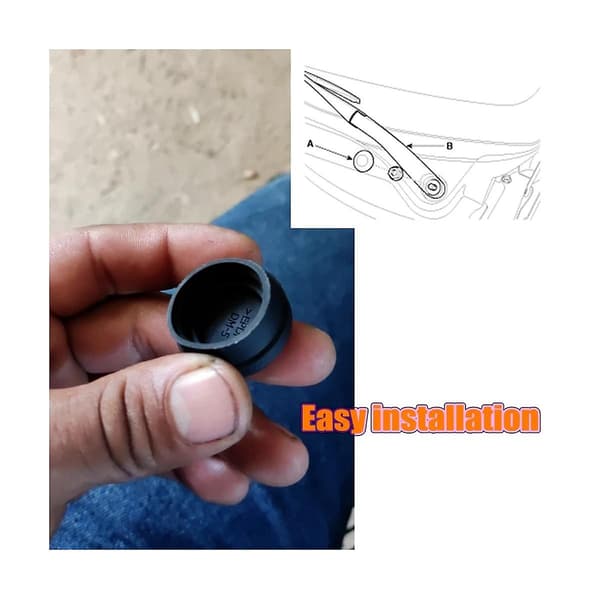 2X Vindusviskerarm Mutterdekselhette Bolt Blade Arm Mutterhette for 983804H050