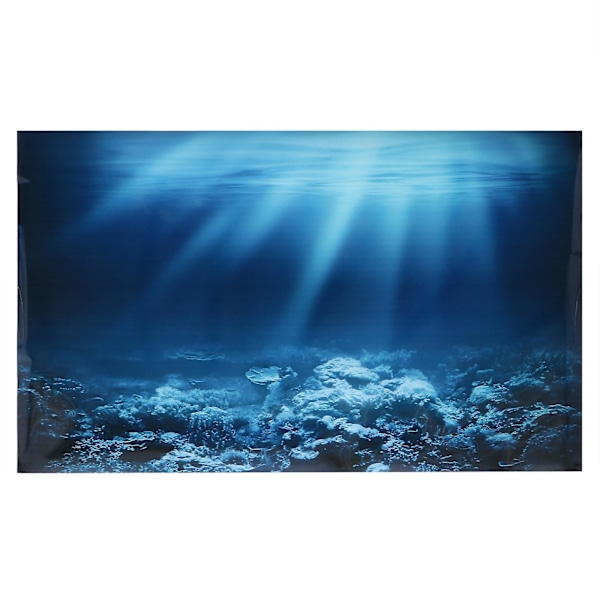 30*20cm Akvarium Baggrundsklistermærke Korallrev Fiskekum Tapet Akvarium Poster