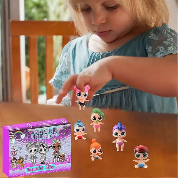 Julkalender med 24 Dörrar - Blind Box - Julklapp för Barn