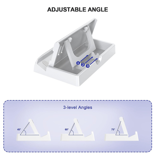 JYS JYS-RA001 Stativ for ASUS ROG Ally/Steam Deck/Switch Spillkonsoll ABS Skrivebordsbrakett Støttefeste