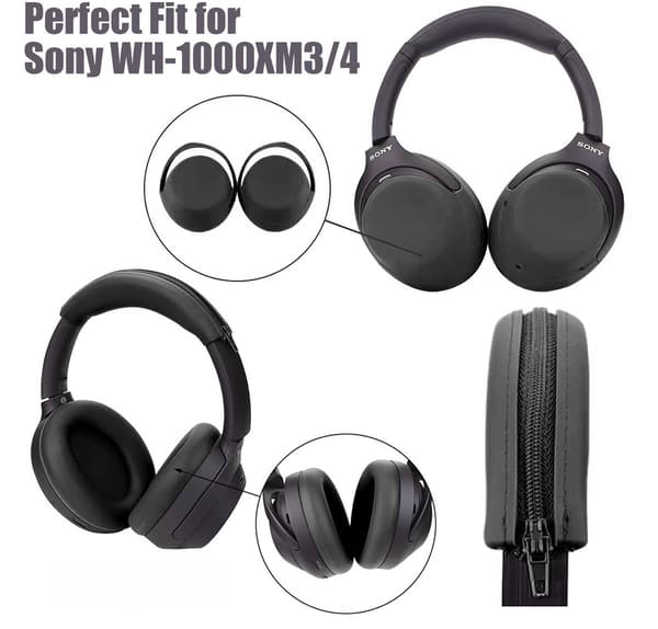 Hovedbøjle og ørepuder, der passer til SONY WH-1000XM3/4