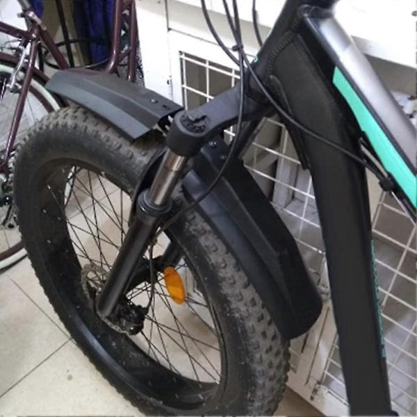 Cykelskärmar, 26 tum Plast Cykel Fram & Bak Skärmar Hållbara Däck Skärmar För Fettdäck Mountainbike