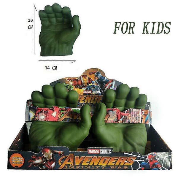 Avengers Hulk Handskar Smash Händer Barn Cosplay Leksak Ett Par Nävar För Barn Present